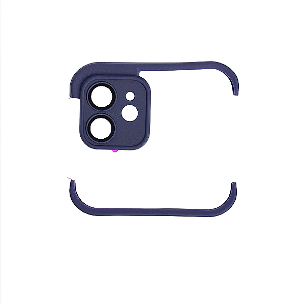 Zaštita za iPhone 12 "Edge Frame Bumper" - Tamno ljubičasta