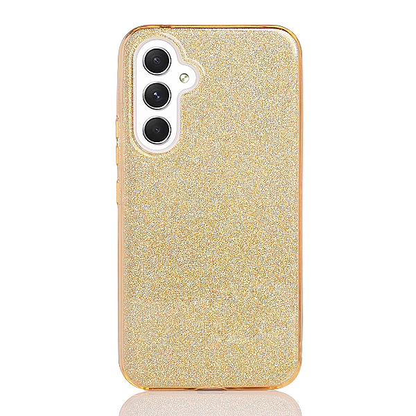 Maskica za Samsung Galaxy A54  "Diamonds are forever" - Zlatna