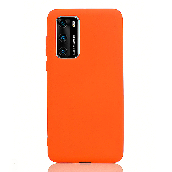 Maskica za Huawei P40 Pro "Back To Basics" - Fluorescentno narančasta