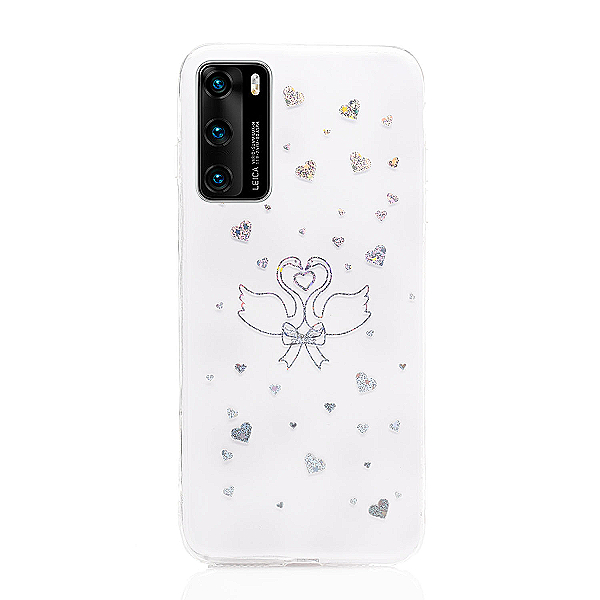 Maskica za Huawei P40 Pro "Shape N Shine" - labud