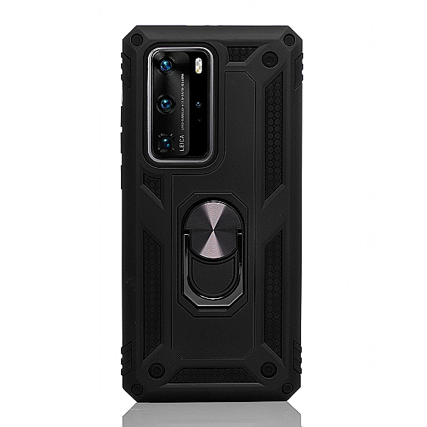 Maskica za Huawei P40 Pro "Men Of Steel" - Mat crna