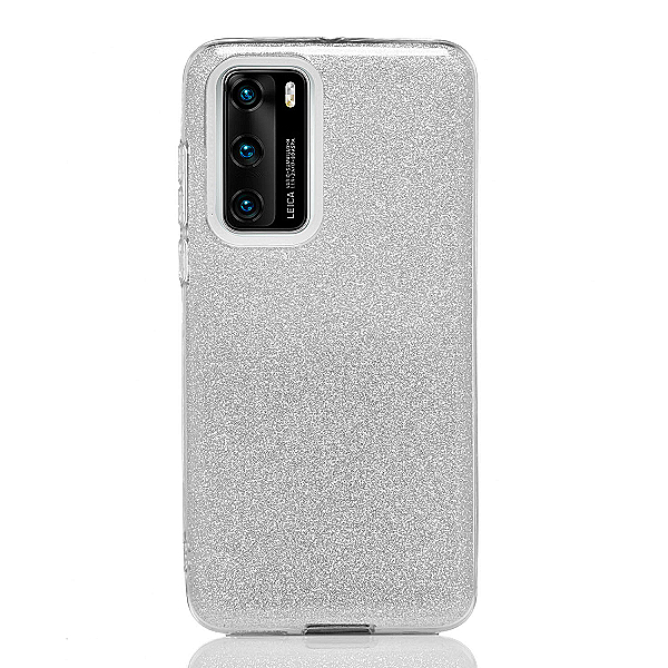 Maskica za Huawei P40 Pro "Diamonds Are Forever" - Srebrna