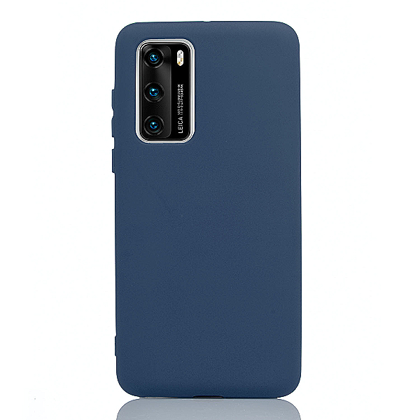Maskica za Huawei P40 Pro "Back To Basics" - Tamno plava