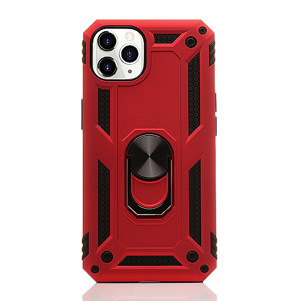 Maskica za iPhone 11 Pro Max "Men Of Steel" - Metalik crvena