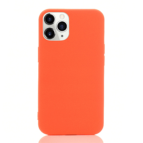 Maskica za iPhone 11 Pro "Back To Basics" - Fluorescentno narančasta