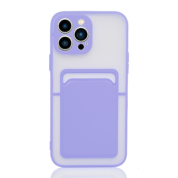 Maskica za iPhone 11 Pro "Color Card Holder" - Ljubičasta