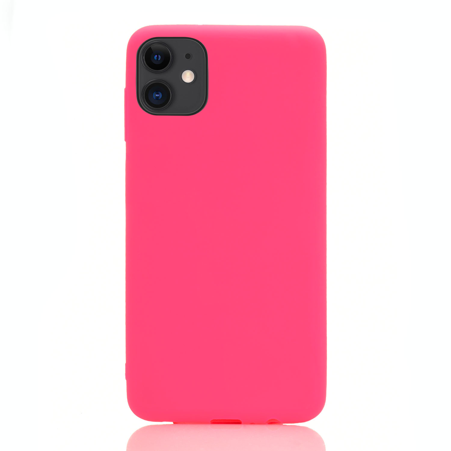 Maskica za iPhone 11 "Back To Basics" - Fluorescentno roza Maskica za iPhone 11 "Back To Basics" - Fluorescentno roza