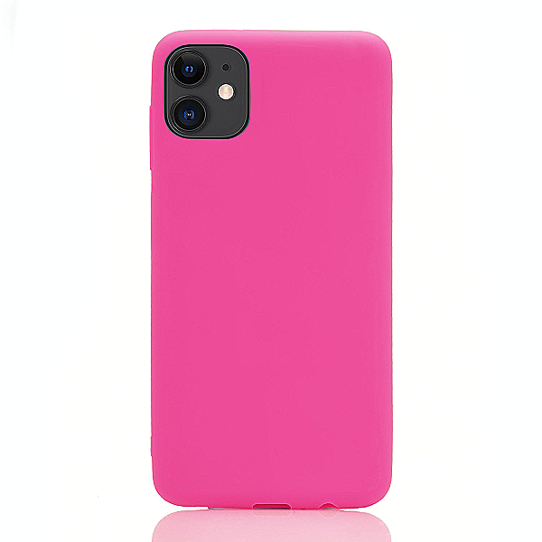 Maskica za iPhone 11 "One Color Rhapsody" - Fuksija roza