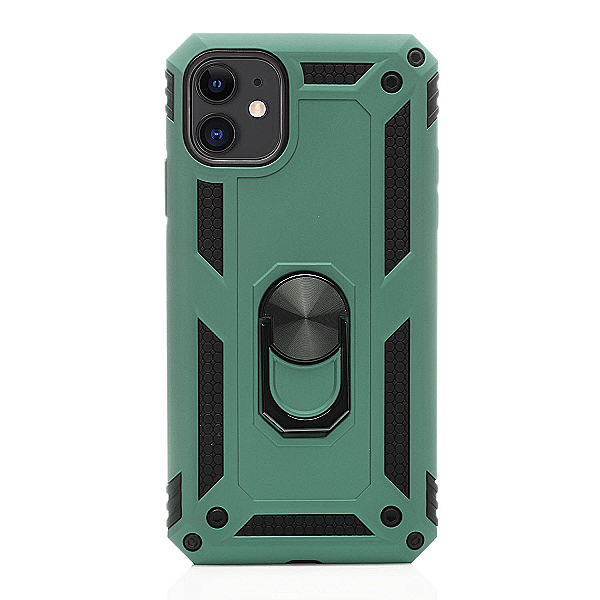 Maskica za iPhone 12 "Men Of Steel" - Metalik zelena