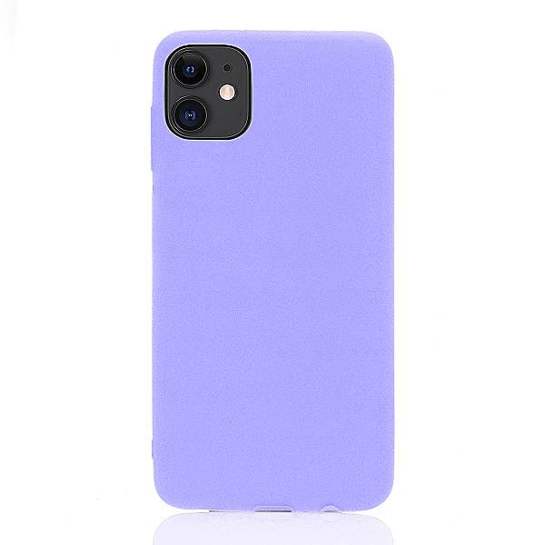 Maskica za iPhone 12 "One Color Rhapsody" - Pastelno ljubičasta