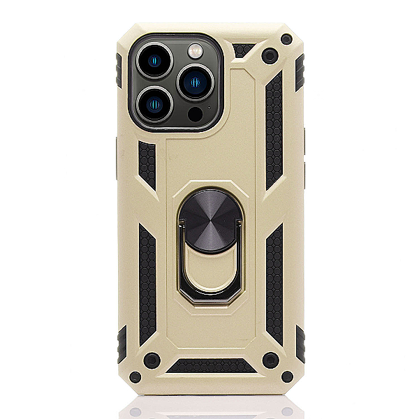 Maskica za iPhone 13 Pro "Men Of Steel" - Metalik zlatna
