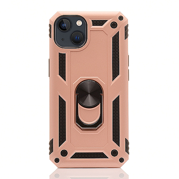 Maskica za iPhone 13 "Men Of Steel" - Metalik roza
