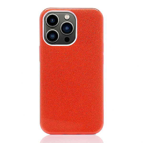 Maskica za iPhone 14 Pro Max "Diamonds Are Forever" - Crvena
