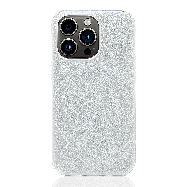 Maskica za iPhone 15 Pro "Diamonds Are Forever" - Srebrna