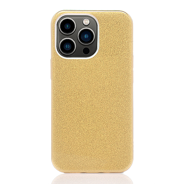 Maskica za iPhone 15 Pro "Diamonds Are Forever" - Zlatna