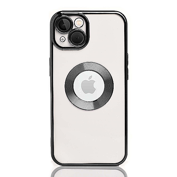 Maskica za iPhone 14 "Elegant Transparent Case" - Crna
