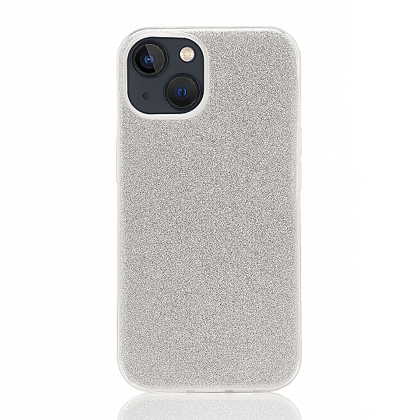 Maskica za iPhone 14 "Diamonds Are Forever" - Srebrna