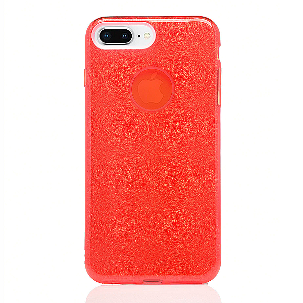 Maskica za iPhone 7 Plus / iPhone 8 Plus "Diamonds Are Forever" - Crvena
