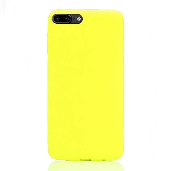 Maskica za iPhone 7 Plus / iPhone 8 Plus "Back To Basics" - Fluorescentno žuta