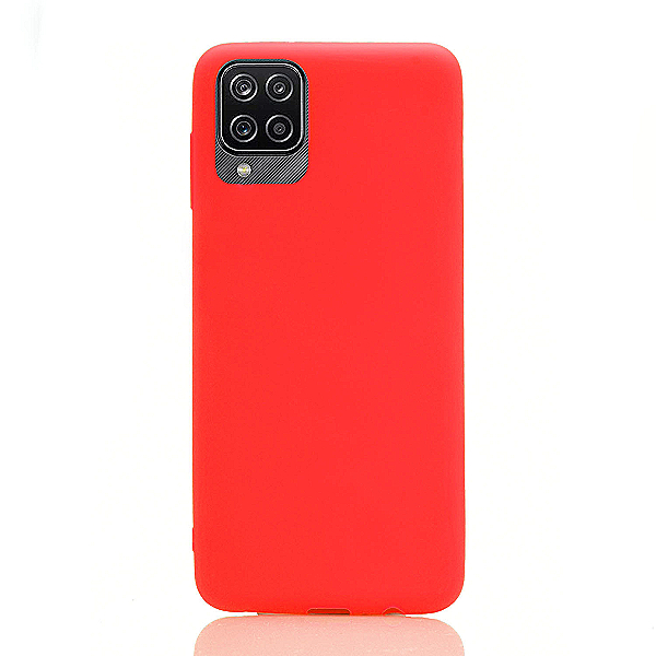 Maskica za Samsung Galaxy A12 "One Color Rhapsody" - Crvena