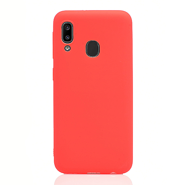 Maskica za Samsung Galaxy A20e "Back To Basics" - Crvena