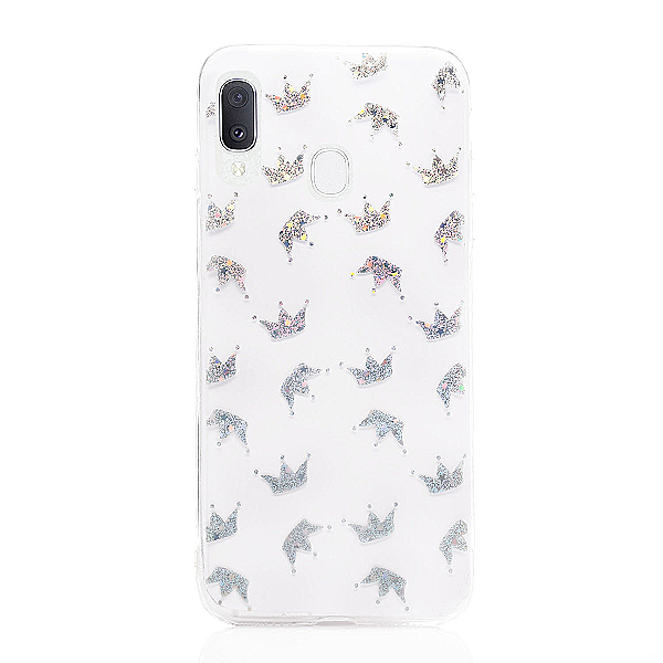 Maskica za Samsung Galaxy A40 "Shape N Shine" - kruna
