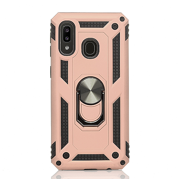 Maskica za Samsung Galaxy A40 "Men Of Steel" - Metalik roza