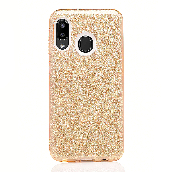 Maskica za Samsung Galaxy A40 "Diamonds Are Forever" - Zlatna