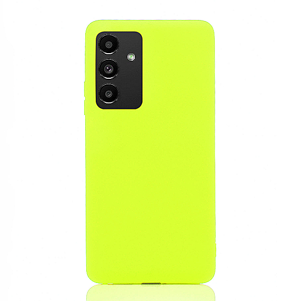 Maskica za Samsung Galaxy A13 5G / A04s  "Back To Basics" - Fluorescentno žuta