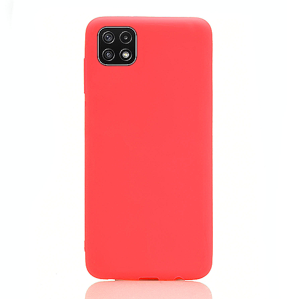 Maskica za Samsung Galaxy A22 5G "One Color Rhapsody" - Crvena