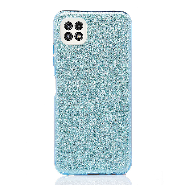 Maskica za Samsung Galaxy A22 5G "Diamonds Are Forever" - Plava