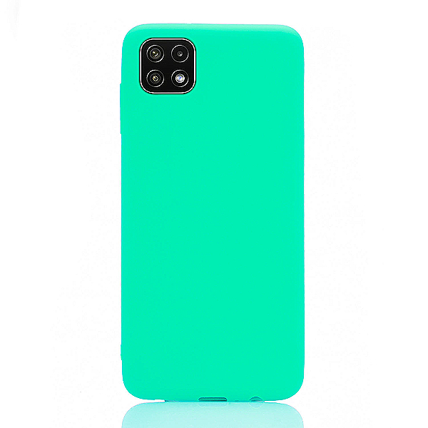 Maskica za Samsung Galaxy A22 5G "Back To Basics" - Tirkizno zelena