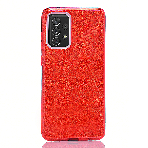 Maskica za Samsung Galaxy A33 5G  "Diamonds are forever" - Crvena