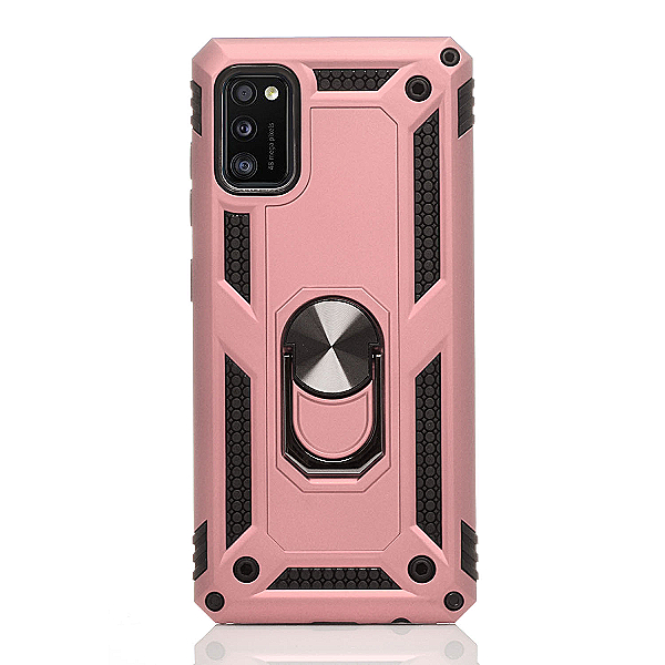 Maskica za Samsung Galaxy A41 "Men Of Steel" - Metalik roza