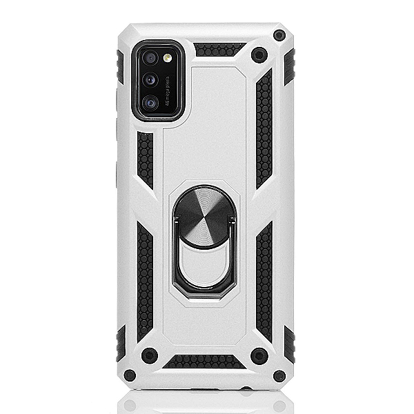 Maskica za Samsung Galaxy A41 "Men Of Steel" - Metalik srebrna