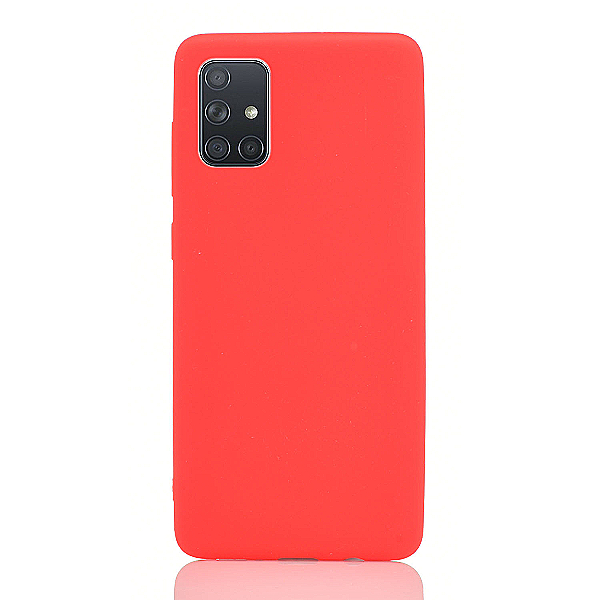 Maskica za Samsung Galaxy A51 "One Color Rhapsody" - Crvena