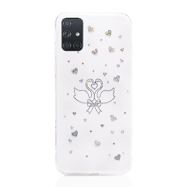 Maskica za Samsung Galaxy A51 "Shape N Shine" - labud