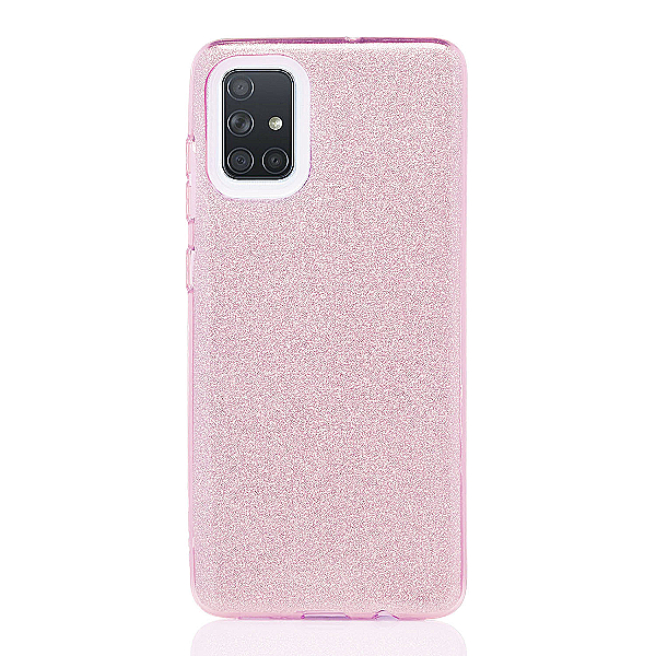 Maskica za Samsung Galaxy A51 "Diamonds Are Forever" - Roza