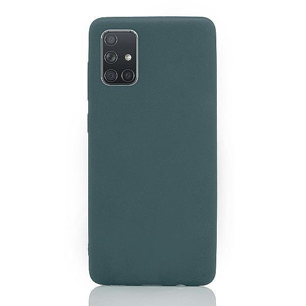 Maskica za Samsung Galaxy A51 "One Color Rhapsody" - Smaragdno zelena