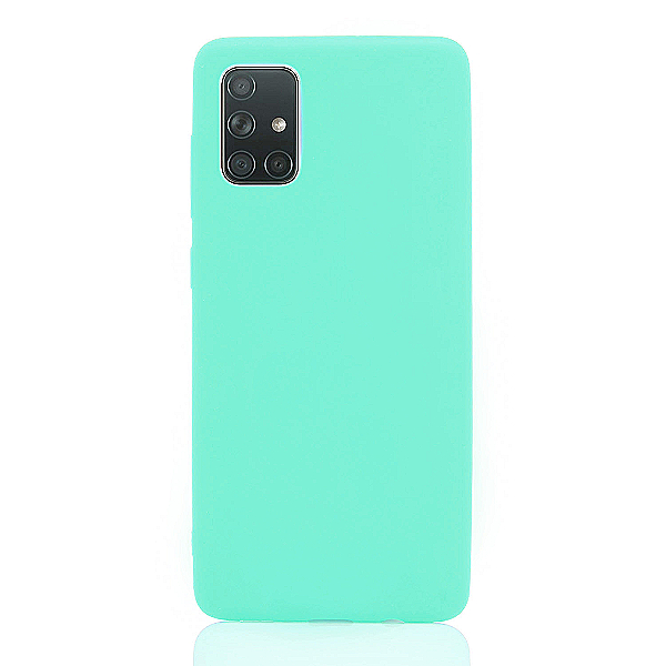 Maskica za Samsung Galaxy A51 "Back To Basics" - Tirkizno zelena
