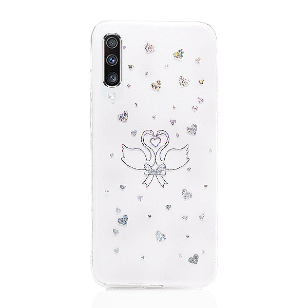 Maskica za Samsung Galaxy A70 "Shape N Shine" - labud