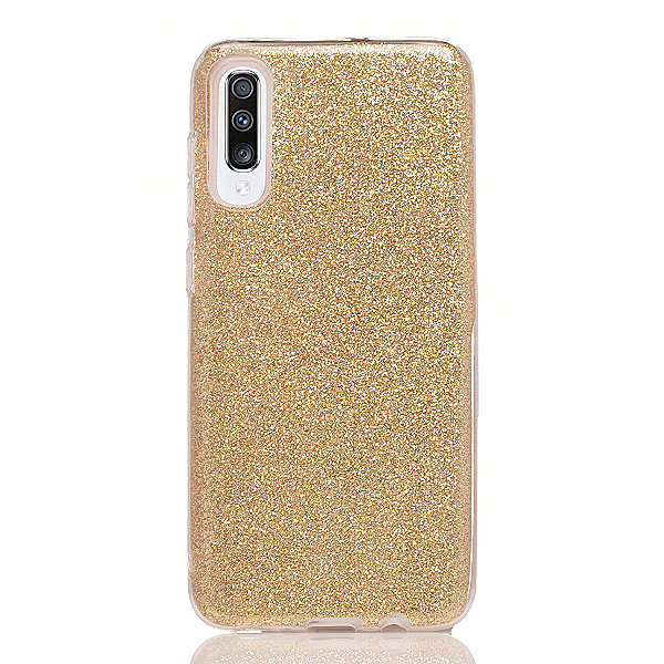 Maskica za Samsung Galaxy A70 "Diamonds Are Forever" - Zlatna