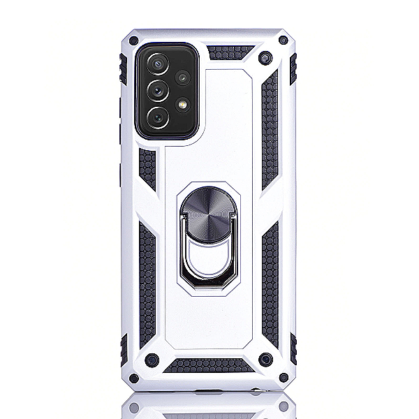Maskica za Samsung Galaxy A72 "Men Of Steel" - Metalik srebrna