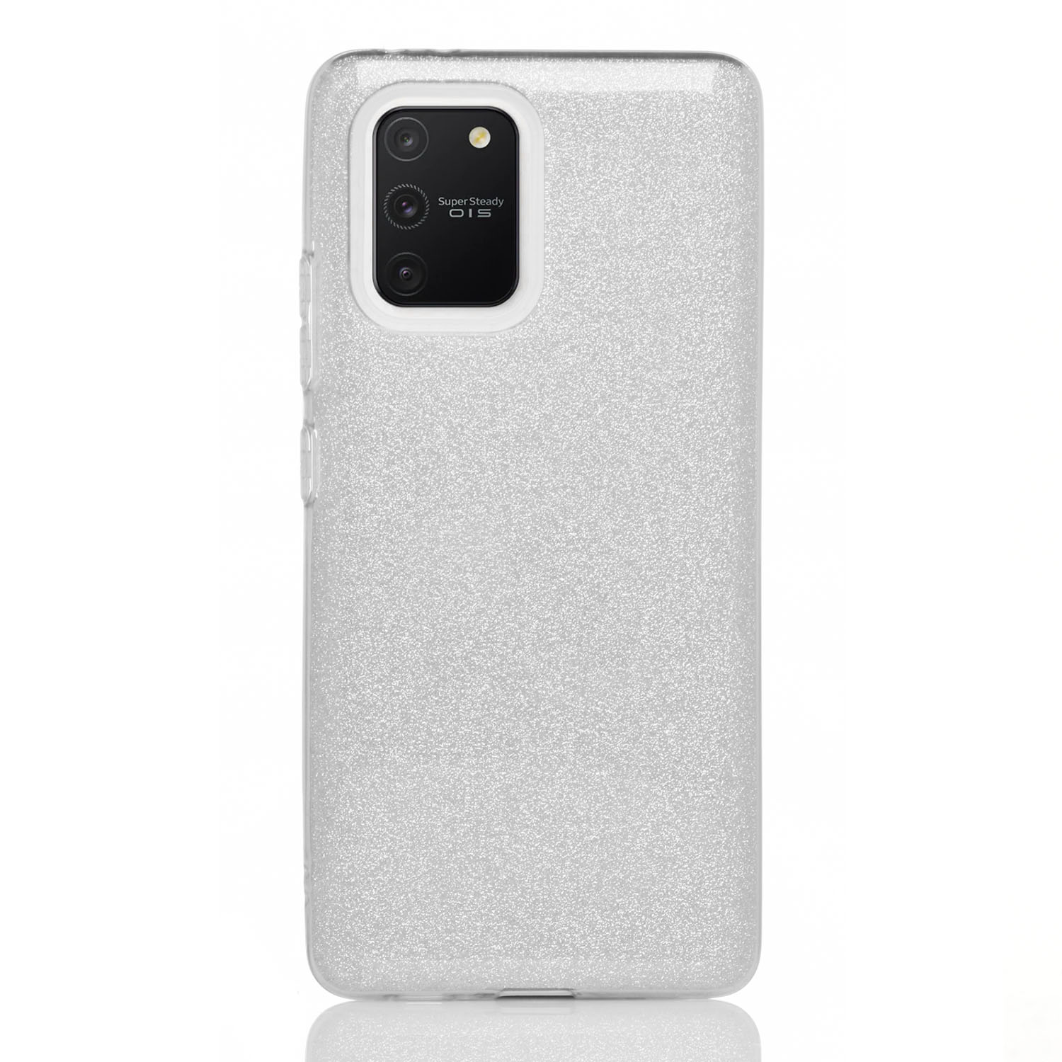 Maskica za Samsung Galaxy A91 / S10 Lite (2020) "Diamonds Are Forever" - Srebrna Maskica za Samsung Galaxy A91 / S10 Lite (2020) "Diamonds Are Forever" - Srebrna