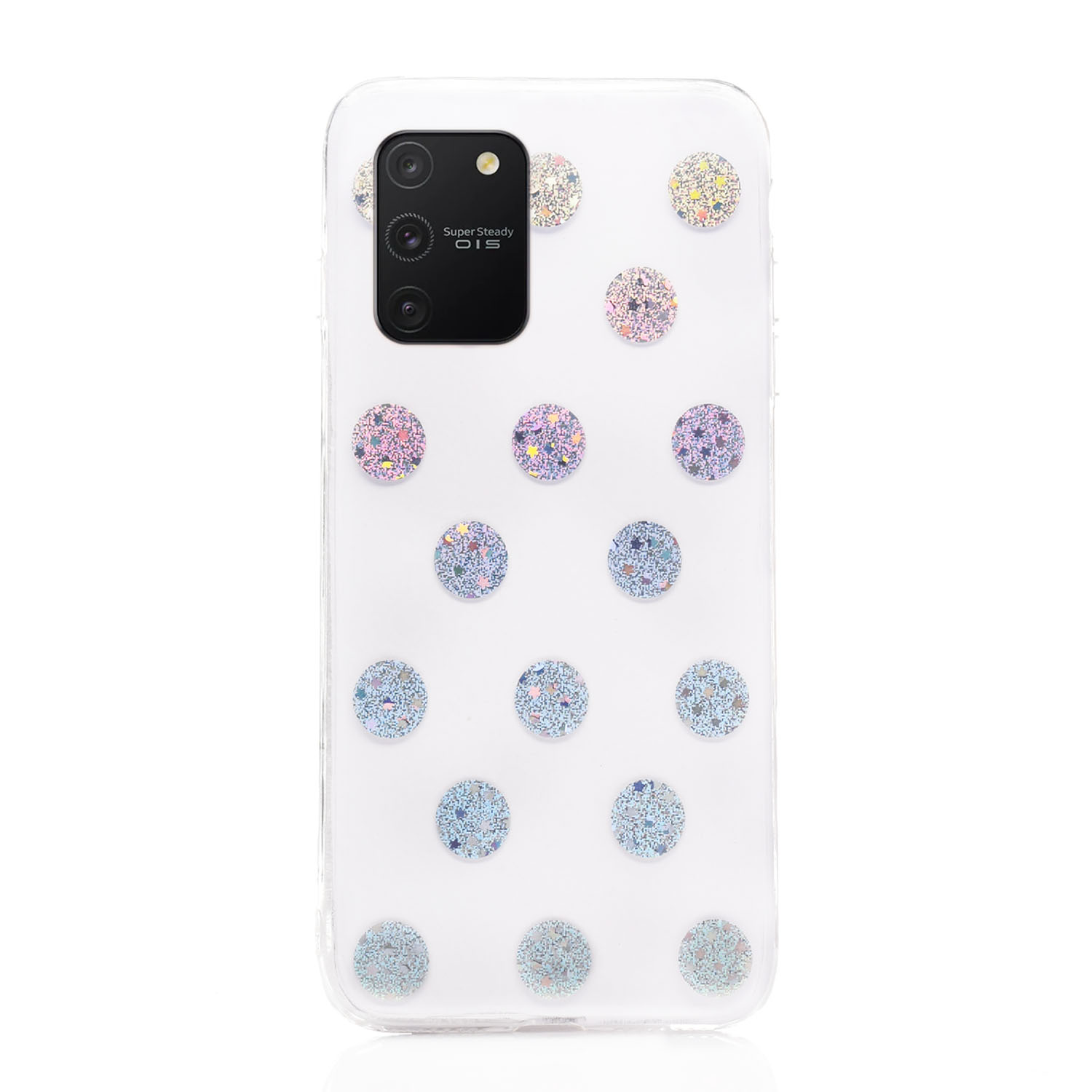 Maskica za Samsung Galaxy A91 / S10 Lite (2020) "Shape N Shine" - točkice Maskica za Samsung Galaxy A91 / S10 Lite (2020) "Shape N Shine" - točkice