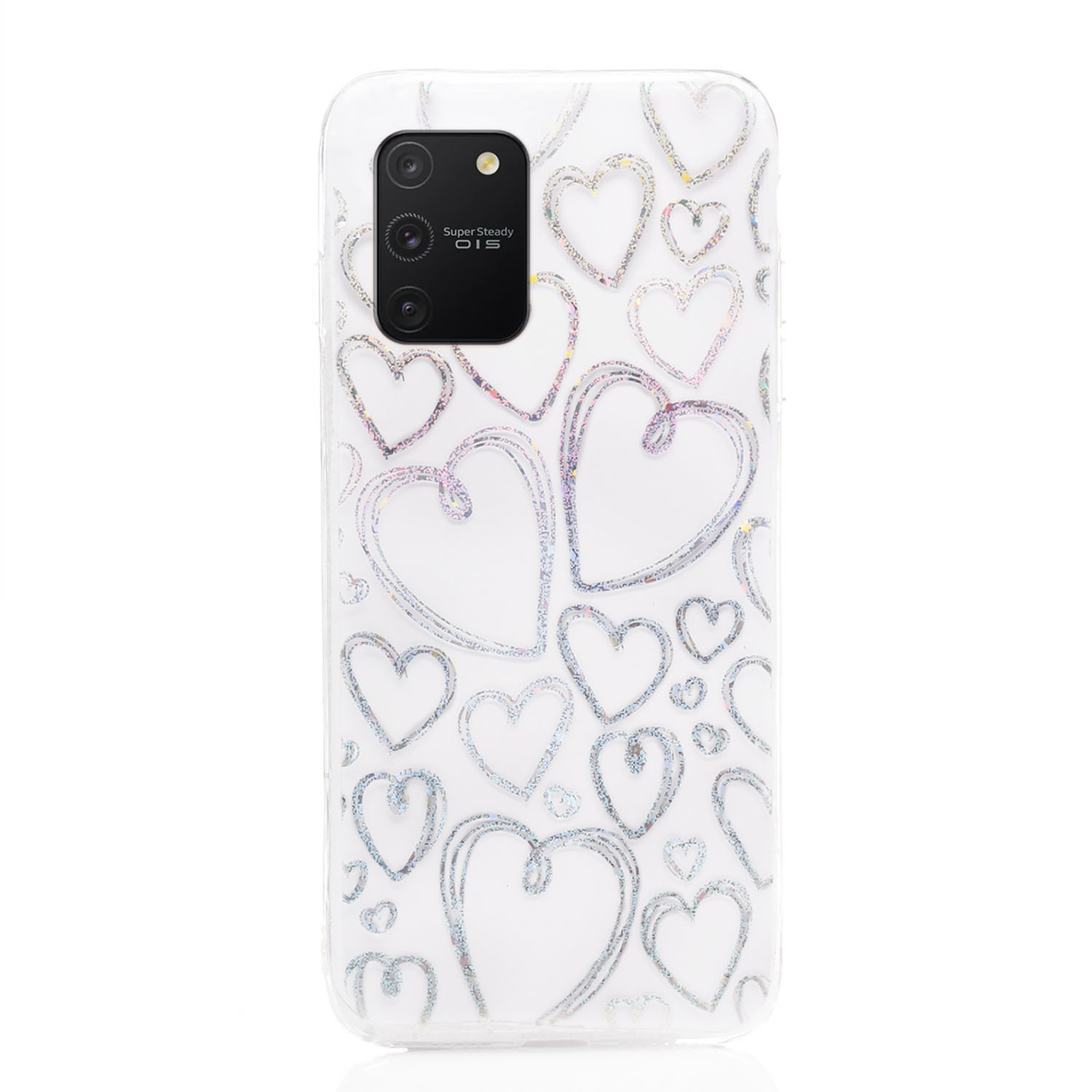 Maskica za Samsung Galaxy A91 / S10 Lite (2020) "Shape N Shine" - veliko srce Maskica za Samsung Galaxy A91 / S10 Lite (2020) "Shape N Shine" - veliko srce