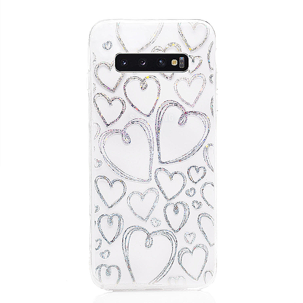 Maskica za Samsung Galaxy S10+ "Shape N Shine" - veliko srce