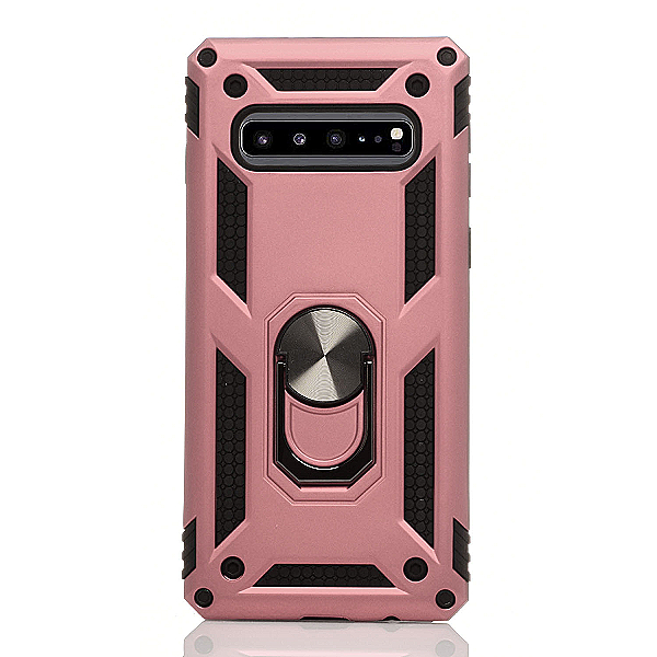Maskica za Samsung Galaxy S10 "Men Of Steel" - Metalik roza