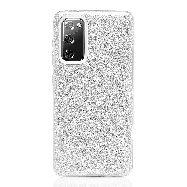Maskica za Samsung Galaxy S20 FE "Diamonds Are Forever" - Srebrna