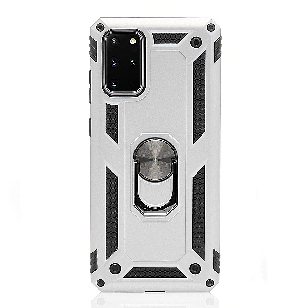 Maskica za Samsung Galaxy S20+ "Men Of Steel" - Metalik srebrna